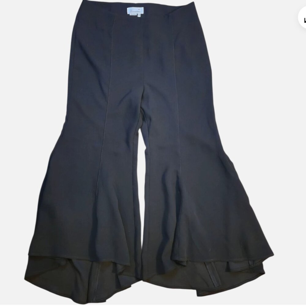 Palazzo Pants | By Anthropologie Dress Pants Black Culottes Statement